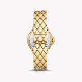 Michael Kors Camile Analog White Dial Gold Steel Strap Watch for Women - MK4801 Authentic Buy Shop Now