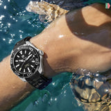 Tag Heuer Aquaracer Calibre 5 Automatic Black Dial Black Rubber Strap Watch for Men - WAY211A.FT6151 Authentic Buy Shop Now