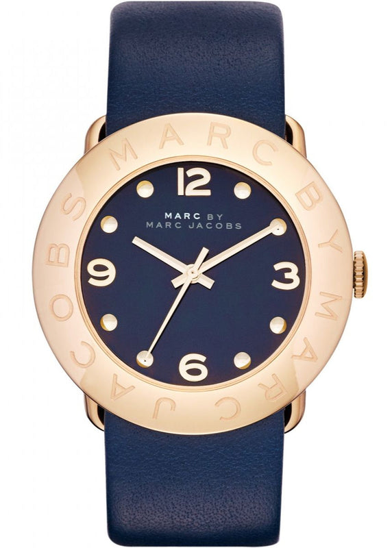 Marc Jacobs Blade Blue Dial Blue Leather Strap Watch for Women - MBM1224 Authentic Buy Shop Now