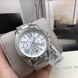 Michael Kors Bradshaw Silver Dial Silver Steel Strap Watch for Men - MK5535 Authentic Buy Shop Now