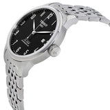 Tissot Le Locle Powermatic 80 Black Dial Silver Steel Strap Watch For Men - T006.407.11.052.00 Authentic Buy Shop Now