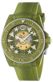 Gucci Dive Automatic Green Dial Green Rubber Strap Unisex Watch - YA136345 Authentic Buy Shop Now