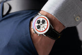Breitling Navitimer B01 Chronograph 43 Boeing 747 White Dial Black Leather Strap Watch for Men - AB01383B1G1P1 Authentic Buy Shop Now