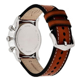 Fossil Goodwin Chronograph Blue Dial Brown Leather Strap Watch for Men - FS5414 Authentic Buy Shop Now