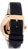 Swarovski Crystalline Hours Black Dial Black Leather Strap Watch for Women - 5295377 Authentic Buy Shop Now