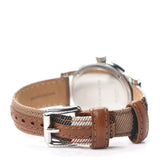 Burberry Utilitarian White Dial Multicolor Leather Strap Watch for Women - BU7824 Authentic Buy Shop Now