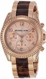 Michael Kors Blair Rose Gold Dial Two Tone Steel Strap Watch For Women - MK5859 Authentic Buy Shop Now