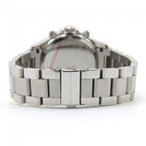 Marc Jacobs Rock Chronograph Mother of Pearl Grey Dial Silver Steel Strap Watch for Women - MBM3250 Authentic Buy Shop Now