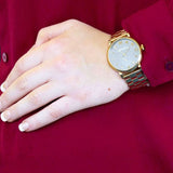 Marc Jacobs Baker Grey Dial Gold Steel Strap Watch for Women - MBM3281 Authentic Buy Shop Now