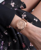 Guess Eclipse Rose Gold Dial Rose Gold Steel Strap Watch for Women - GW0314L3 Authentic Buy Shop Now