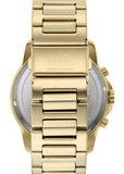 Armani Exchange Banks Chronograph Black Dial Gold Steel Strap Watch For Men - AX1721 Authentic Buy Shop Now