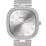 Guess Tapestry Diamonds Silver Dial Silver Mesh Bracelet Watch for Women - GW0354L1 Authentic Buy Shop Now