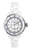 Chanel J12 Diamonds Ceramic White Dial White Steel Strap Watch for Women - J12 H1628 Authentic Buy Shop Now