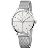 Calvin Klein Even White Dial Silver Mesh Bracelet Watch for Women - K7B23126 Authentic Buy Shop Now