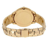 Michael Kors Petite Runway Mercer Blue Dial Gold Steel Strap Watch For Women - MK6673 Authentic Buy Shop Now