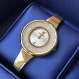 Swarovski Crystalline Bracelet White Dial Gold Steel Strap Watch for Women - 5269253 Authentic Buy Shop Now