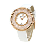 Swarovski Crystalline Pure White Dial White Leather Strap Watch for Women - 5376083 Authentic Buy Shop Now