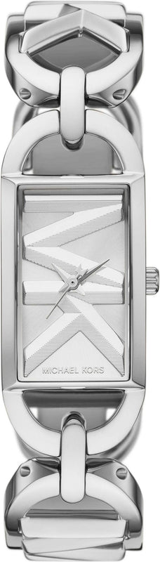 Michael Kors Empire Three Hand Silver Dial Silver Steel Strap Watch For Women - MK7407 Authentic Buy Shop Now
