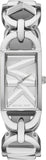 Michael Kors Empire Three Hand Silver Dial Silver Steel Strap Watch For Women - MK7407 Authentic Buy Shop Now
