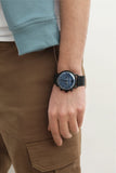 Emporio Armani Aviator Chronograph Blue Dial Black Mesh Bracelet Watch For Men - AR11201 Authentic Buy Shop Now