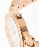 Daniel Wellington Iconic Link White Dial Rose Gold Steel Strap Watch for Women - DW00100213 Authentic Buy Shop Now