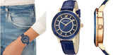 Swarovski Octea Lux Blue Dial Blue Leather Strap Watch for Women - 5414413 Authentic Buy Shop Now