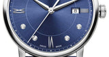 Maurice Lacroix Eliros Diamonds Blue Dial Silver Steel Strap Watch For Women - EL1094-SS002-450-1 Authentic Buy Shop Now