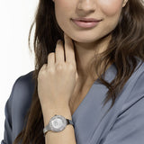 Swarovski Crystal Rose Silver Dial Silver Steel Strap Watch for Women - 5483853 Authentic Buy Shop Now