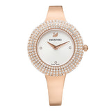 Swarovski Crystal Rose Silver Dial Rose Gold Steel Strap Watch for Women - 5484073 Authentic Buy Shop Now