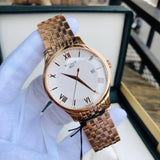 Tissot T Classic Tradition White Dial Rose Gold Steel Strap Watch For Women - T063.610.33.038.00 Authentic Buy Shop Now