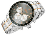 Hugo Boss Trophy Chronograph Grey Dial Silver Steel Strap Watch for Men - 1513634 Authentic Buy Shop Now