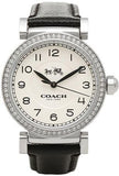 Coach Madison White Dial Black Leather Strap Watch for Women - 14502399 Authentic Buy Shop Now