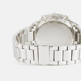 Michael Kors Layton Chronograph Silver Dial Silver Steel Strap Watch For Women - MK6976 Authentic Buy Shop Now