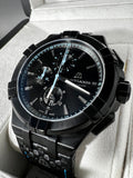 Maurice Lacroix Aikon Chronograph Limited Edition Black Dial Black Leather Strap Watch for Men - AI1018-PVB01-337-1 Authentic Buy Shop Now