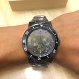 Burberry The City Grey Dial Gunmetal Grey Steel Strap Watch for Men - BU9381 Authentic Buy Shop Now