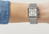Guess Highline White Dial Silver Mesh Bracelet Watch For Women - W0826L1 Authentic Buy Shop Now
