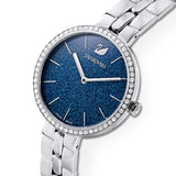 Swarovski Cosmopolitan Blue Dial Silver Steel Strap Watch for Women - 5517790 Authentic Buy Shop Now