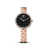 Swarovski Cosmopolitan Black Dial Rose Gold Steel Strap Watch for Women - 5517797 Authentic Buy Shop Now