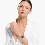 Swarovski Cosmopolitan Black Dial Rose Gold Steel Strap Watch for Women - 5517797 Authentic Buy Shop Now