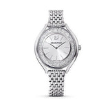 Swarovski Crystalline Aura Silver Dial Silver Steel Strap Watch for Women - 5519462 Authentic Buy Shop Now