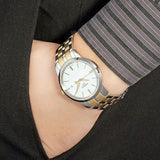 Tissot T Classic Dream White Dial Two Tone Steel Strap Watch for Men - T033.410.22.011.01 Authentic Buy Shop Now