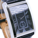 Emporio Armani Classic Analog Black Dial Black Leather Strap Strap Watch For Men - AR1604 Authentic Buy Shop Now