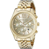 Michael Kors Lexington Gold Dial Gold Steel Strap Watch for Men - MK8281 Authentic Buy Shop Now