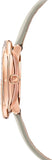 Swarovski Crystal Flower Grey Dial Grey Leather Strap Watch for for Women - 5552424 Authentic Buy Shop Now