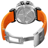 Tissot T Race Chronograph Black Dial Orange Rubber Strap Watch for Women - T048.217.27.057.00 Authentic Buy Shop Now