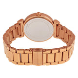 Michael Kors Caitlin Red Dial Rose Gold Stainless Steel Strap Watch for Women - MK3377 Authentic Buy Shop Now