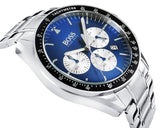 Hugo Boss Chronograph Blue Dial Silver Steel Strap Watch for Men - 1513630 Authentic Buy Shop Now