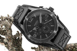 Fossil Nate Chronograph Black Dial Black Leather Strap Watch for Men - JR1510 Authentic Buy Shop Now