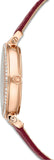 Swarovski Passage Moon Phase Red Dial Red Leather Strap Watch for Women - 5613323 Authentic Buy Shop Now