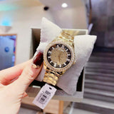 Guess Night Life Diamonds Black Dial Gold Steel Strap Watch for Women - GW0405L2 Authentic Buy Shop Now